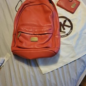 Backpack and wallet